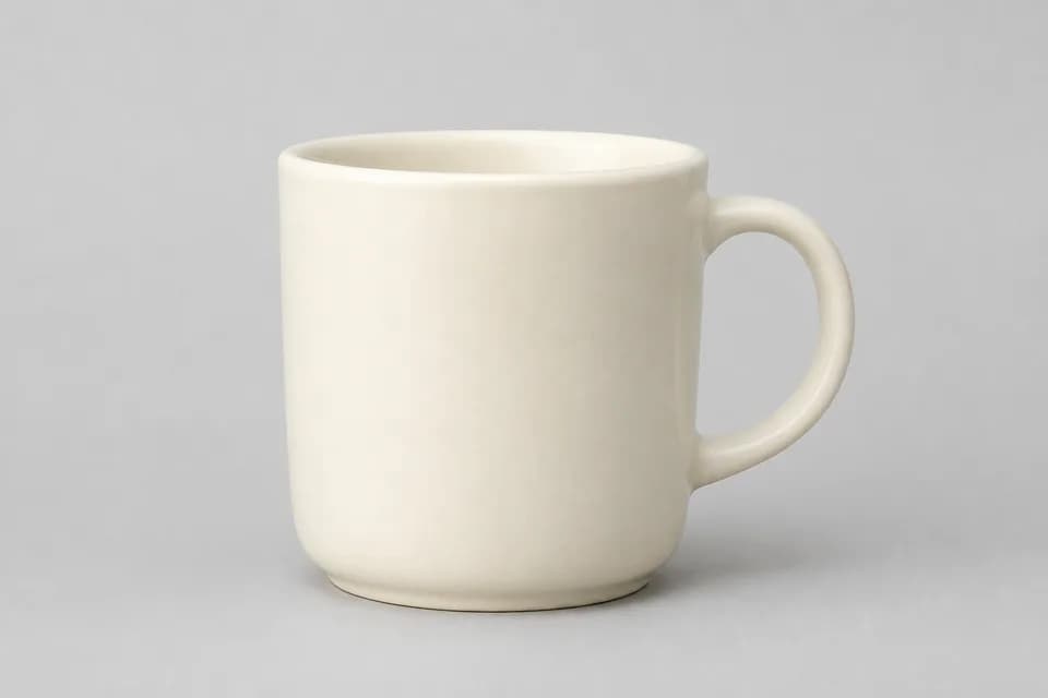 Minimal ceramic mug
